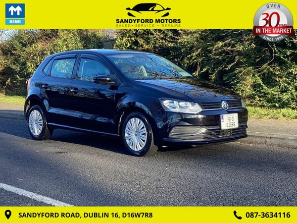 Volkswagen Polo Hatchback, Petrol, 2015, Black