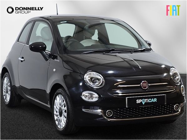 Fiat 500 Hatchback, Petrol, 2021, Black