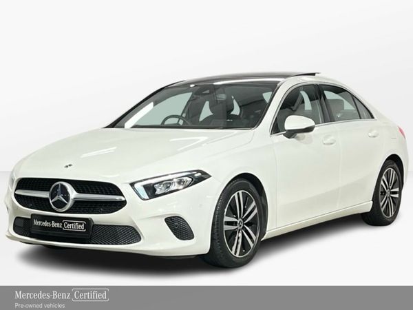 Mercedes-Benz A-Class Saloon, Petrol, 2021, White
