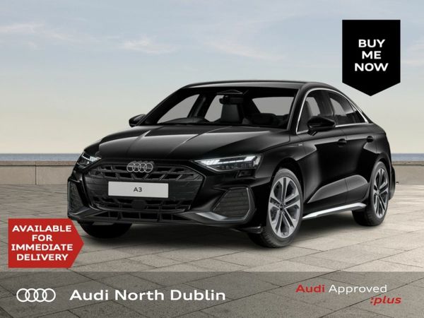 Audi A3 Saloon, Petrol, 2026, Black