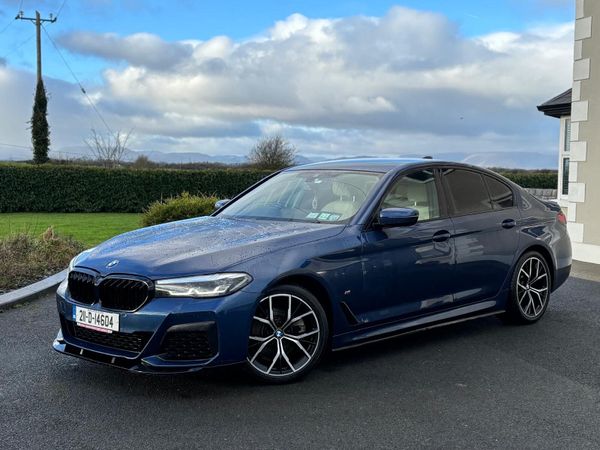 BMW 5-Series Saloon, Diesel, 2021, Blue