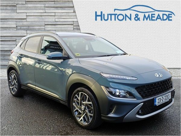 Hyundai KONA SUV, Petrol Hybrid, 2023, Green