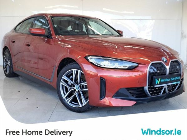 BMW i4 Hatchback, Electric, 2024, Orange