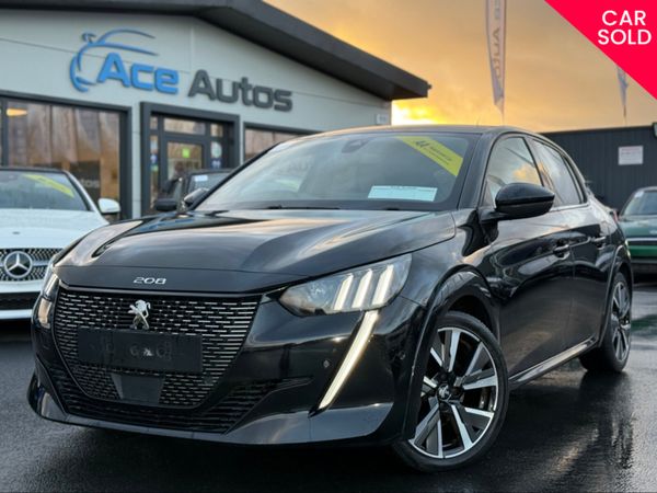 Peugeot 208 Hatchback, Petrol, 2020, Black
