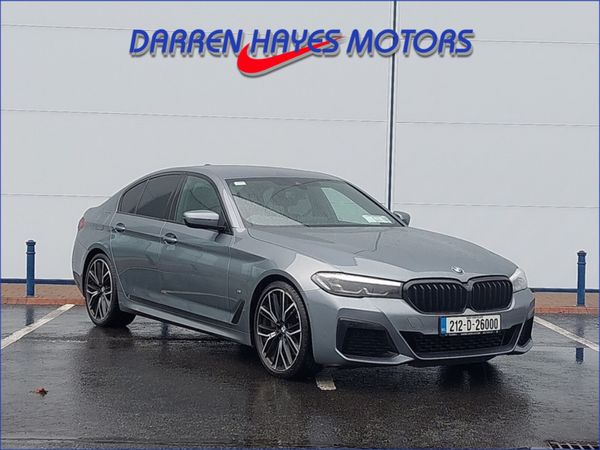 BMW 5-Series Saloon, Diesel, 2021, Blue
