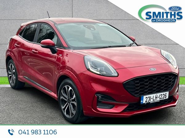 Ford Puma MPV, Petrol Hybrid, 2023, Red