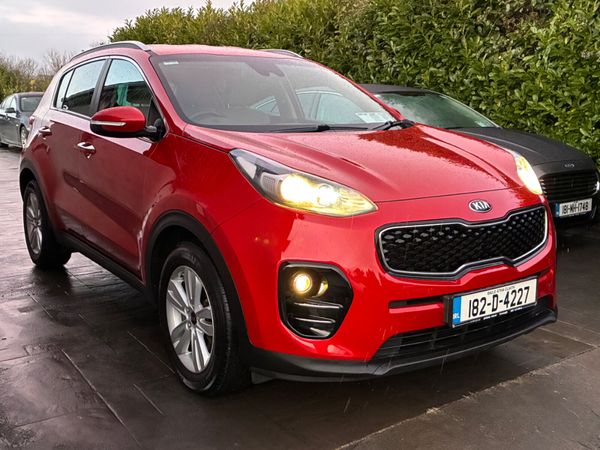 Kia Sportage SUV, Diesel, 2018, Red