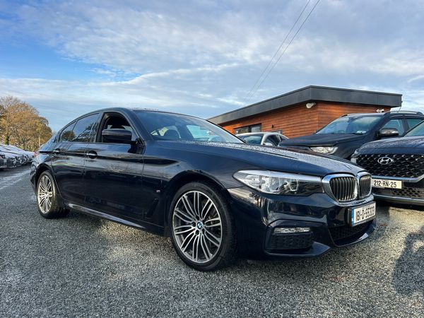 BMW 5-Series Saloon, Petrol Plug-in Hybrid, 2018, Black