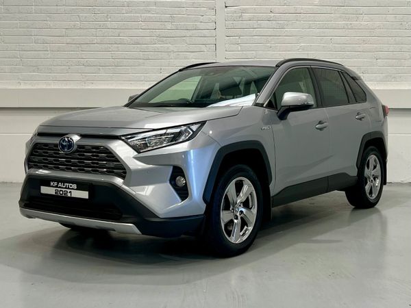 Toyota RAV4 SUV, Petrol Hybrid, 2021, Silver