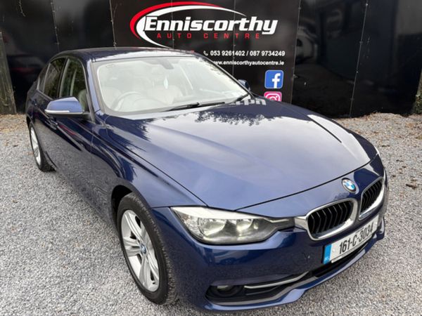 BMW 3-Series Saloon, Diesel, 2016, Blue