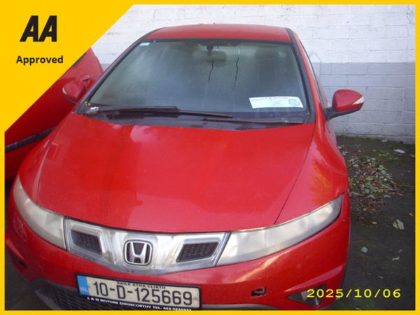 Honda Civic Hatchback, Diesel, 2010, Red