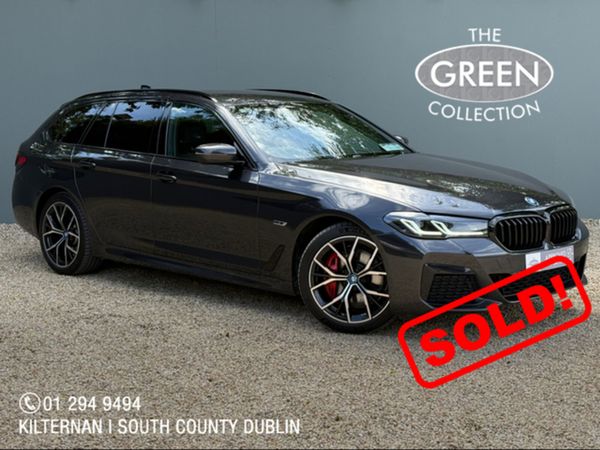 BMW 5-Series Estate, Petrol Hybrid, 2022, Grey