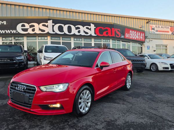 Audi A3 Saloon, Petrol, 2015, Red