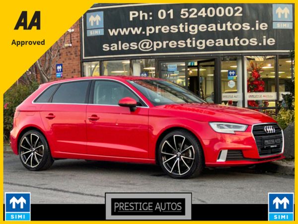 Audi A3 Hatchback, Petrol, 2017, Red