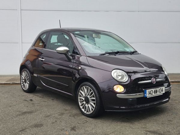 Fiat 500 Hatchback, Petrol, 2014, Purple