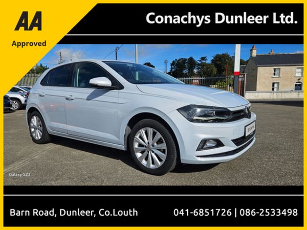 Volkswagen Polo Hatchback, Petrol, 2018, White