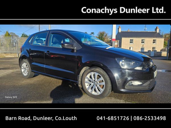 Volkswagen Polo Hatchback, Diesel, 2017, Black