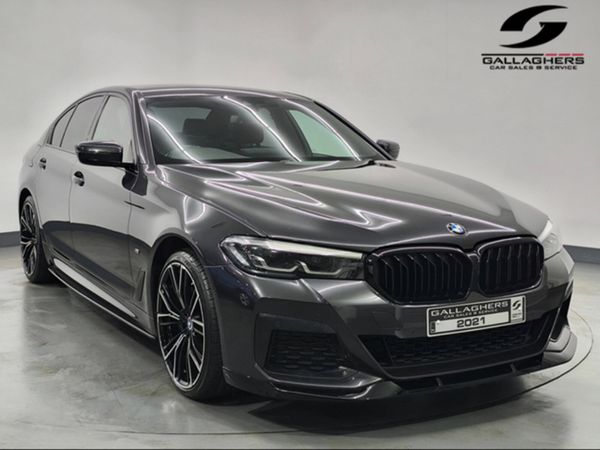 BMW 5-Series Saloon, Petrol Plug-in Hybrid, 2021, Grey