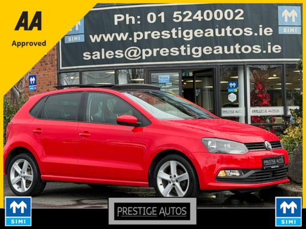 Volkswagen Polo Hatchback, Diesel, 2016, Red