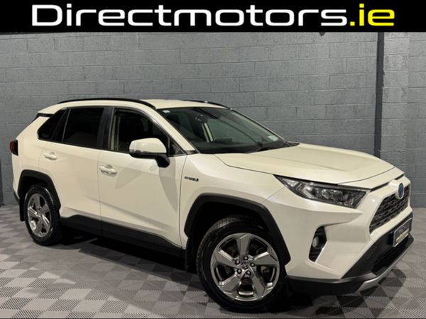 Toyota RAV4 Estate, Petrol Hybrid, 2021, White