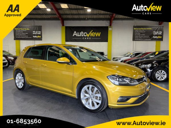 Volkswagen Golf Hatchback, Petrol, 2018, Gold