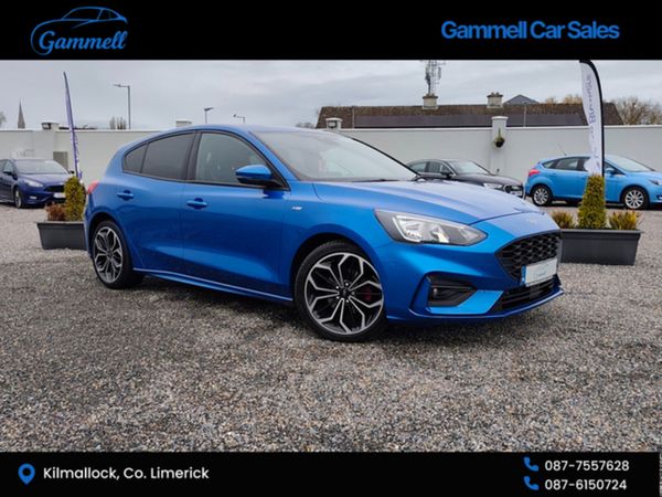 Ford Focus Hatchback, Petrol, 2019, Blue
