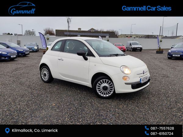 Fiat 500 Hatchback, Petrol, 2014, White