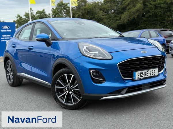 Ford Puma SUV, Petrol Hybrid, 2021, Blue