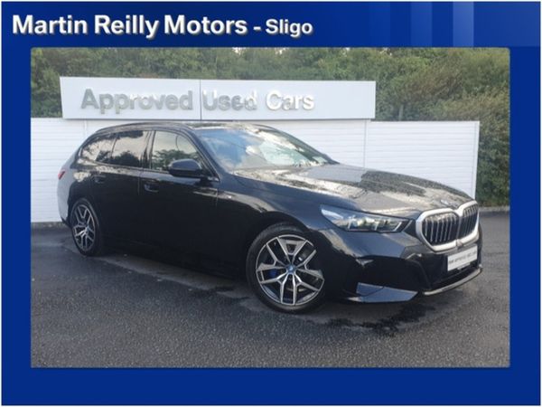 BMW 5-Series Estate, Petrol Plug-in Hybrid, 2025, Black
