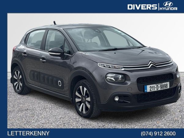 Citroen C3 Hatchback, Petrol, 2021, Grey