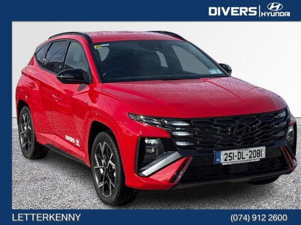 Hyundai Tucson MPV, Petrol Plug-in Hybrid, 2025, Red