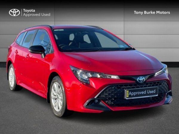 Toyota Corolla Estate, Petrol Hybrid, 2025, Red