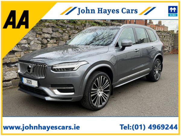 Volvo XC90 Estate, Petrol Plug-in Hybrid, 2020, Grey