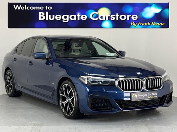 BMW 5-Series Saloon, Diesel, 2021, Blue