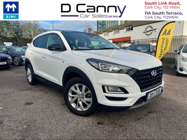 Hyundai Tucson Estate, Diesel Hybrid, 2020, White