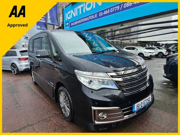 Nissan Serena MPV, Petrol Hybrid, 2015, Black