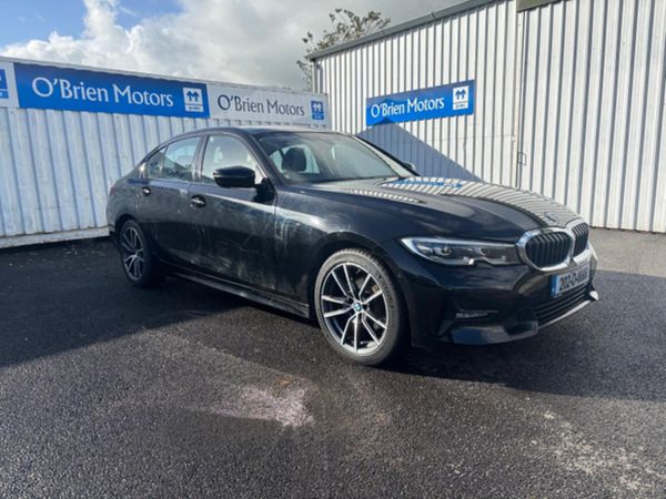 BMW 3-Series Saloon, Diesel Hybrid, 2020, Black