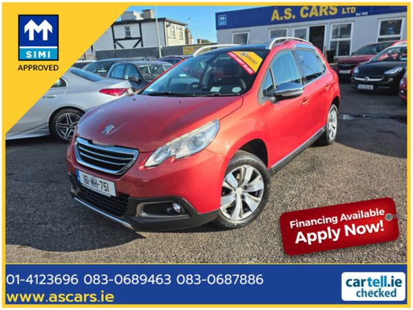 Peugeot 2008 SUV, Petrol, 2016, Red
