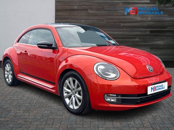 Volkswagen Beetle Hatchback, Petrol, 2016, Orange