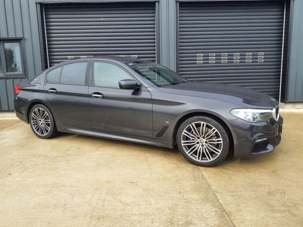 BMW 5-Series Saloon, Petrol Plug-in Hybrid, 2018, Grey