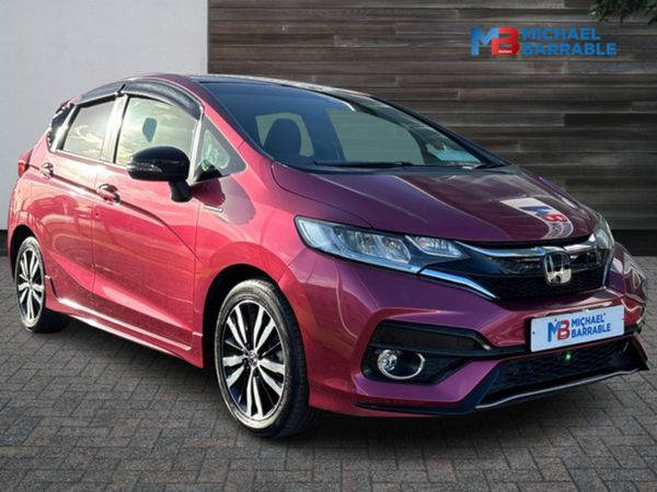 Honda Fit Hatchback, Petrol Hybrid, 2017, Red