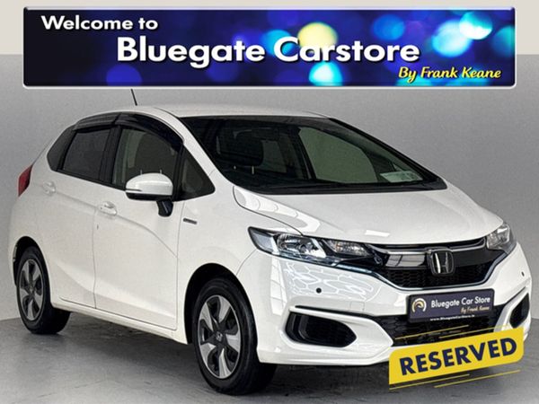 Honda Fit Hatchback, Petrol Hybrid, 2018, White