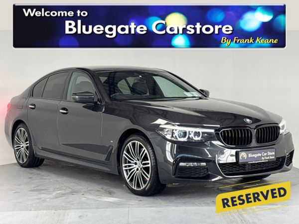 BMW 5-Series Saloon, Petrol Hybrid, 2018, Grey