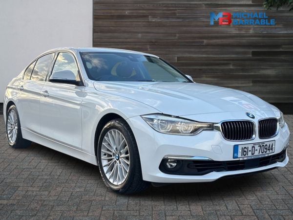 BMW 3-Series Saloon, Petrol Plug-in Hybrid, 2016, White