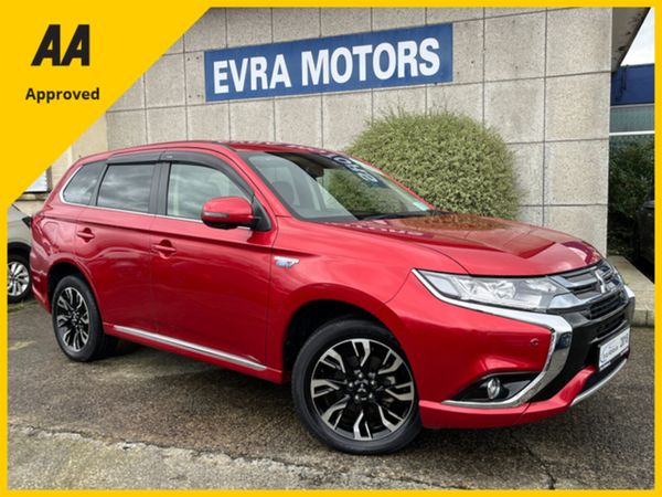 Mitsubishi Outlander SUV, Petrol Plug-in Hybrid, 2018, Red
