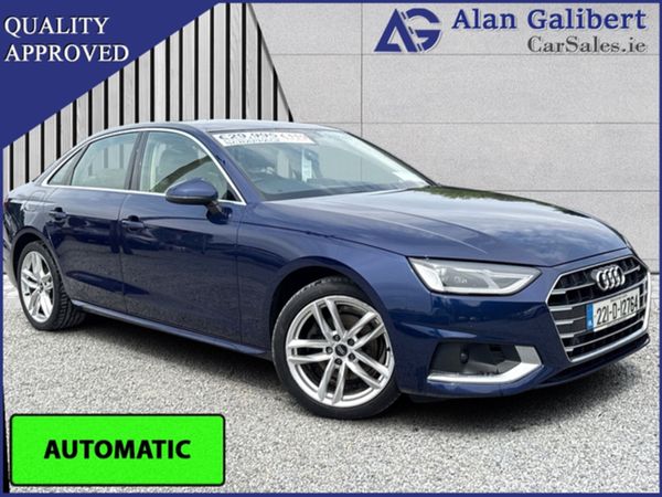 Audi A4 Saloon, Diesel, 2022, Blue