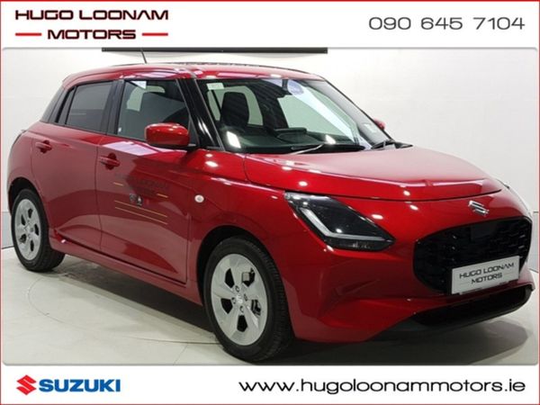 Suzuki Swift Hatchback, Petrol Hybrid, 2025, Red
