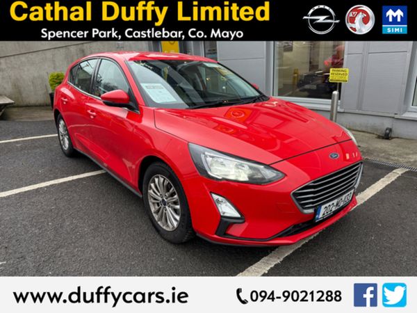 Ford Focus Hatchback, Petrol, 2020, Red