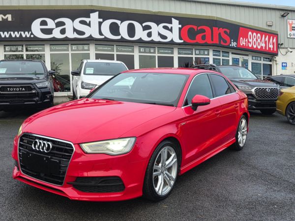 Audi A3 Saloon, Petrol, 2015, Red