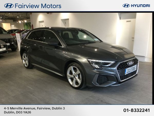 Audi A3 Hatchback, Petrol Plug-in Hybrid, 2023, Grey